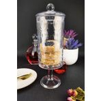Digithome Ayakli Cam Sunumluk Kurabiyelik Ve Sekerlik 31 Cm – Fl.ıfd.602