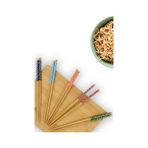Digithome Bambu 10 Lu Chopsticks Yemek Çubuğu Seti Thn75537 - Hyt Çok Renkli
