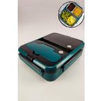 DigitHome Bölmeli Çelik Hazneli 25 CM Yeşil Yemek Taşıma ve Saklama Kabı Yk1392 C320.025