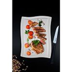 Digithome Bone Porselen Servis Sunum Steak Tabağı – Es 40 Beyaz