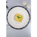 Digithome Bone Porselen Spagetti Makarna Tabağı 30 Cm Beyaz – ES 30