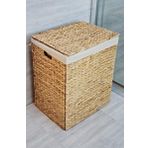 Digithome CL-11046 C1-1-121 Dikdörtgen Katlanabilir Hasır Bambu Kirli Çamaşır Sepeti