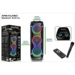 Digitra ARS-KLN50 40W - 3 x 8 Inç Profesyonel Dev Boy Bluetooth Parti Hoparlör - Rgb Işıklı Kablosuz Mikrofon ve Kumanda