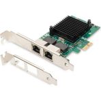 Digitus 2 Port Gigabit Ethernet Pcı Express Kart, Düşük Profil Bracket, Intel Çip Takımıdigitus Gigabit Ethernet Pcı Express Card, 2-Port, Low Profile Bracket, Intel Chipset