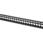 Digitus 24 Port Boş Patch Panel, Zırhlı, 1U Yüksekliğinde, Siyah Renkdigitus Modular Patch Panel, Shielded, 24-Port, Blank, 1U, Rack Mount, Color Black (Ral9005)
