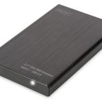 Digitus 2,5 Inch SATA 2 SSD/HDD için (9,5 mm veya 7,0 mm yükseklik) 2,5 Inch Harici Kutu, Alüminyum,