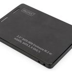 Digitus 2,5" SATA HDD Kutusu M.2 ya da mSATA<br> Digitus 2,5" SATA HDD Enclosure M.2 or mSATA