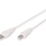 DIGITUS AK-300102-030-E 3M USB2.0 TYPE-A TO TYPE-B KABLO BEYAZ