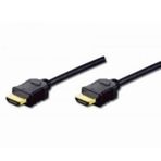 Digitus AK-330114-050-S Altın Uçlu Siyah 5 mt HDMI Kablo