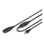 Digitus Aktif Usb 3.0 Uzatma Kablosu - 10 M - 5 Gbps Aktarım Hızı - Tak Ve Çalıştır - Hotswap - Led