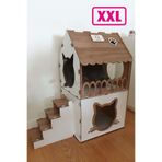 Digitus Büyük Kedi Evi Teraslı Kedi Evi 5kg Ve Üzeri Kediler Için
