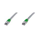 Digitus Cat. 5e F-utp Patch Kablo, Cross, 3 Metre, Awg 26, Gri Renk Siyah