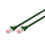 Digitus Cat.6 Patch Kablo, S-ftp, Halogenfree, Awg 27/7, 0.5 Metre, Yeşil Renk Siyah