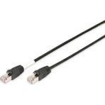 Digitus CAT 6 S-FTP Dış Mekan Patch Kablosu, Cu, PE AWG 27/7, Siyah Renk, 5 metreDigitus CAT 6 S-FTP outdoor patch cord, Cu, PE AWG 27/7, length 5 m, black sheath color