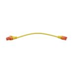 Digitus CAT6 UTP 0.25 mt Yellow 10'lu Paket Patch Cord Kablo