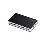Digitus DA-70229 10 Port 2.0 Siyah USB Çoklayıcı Adaptörlü