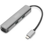 Digitus DA-70892 USB Type C To HDMI USB 3.0 Type C RJ45 Usb Ekran Kartı