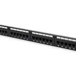 Digitus Dk-91624U Cat 6 Sınıf E Bağlantı Panosu, Korumasız 24 Portlu Rj45, 8P8C, Lsa, 1U, Raf Tipi, Renk Siyah Ral 9005