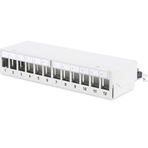 Digitus DN-93706 12 Port CAT6A 1U Boş Zırhlı Masaüsütü Patch Panel