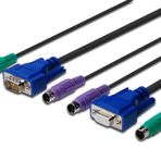 Digitus DS-19121 1.8 mt PS/2 Vga Klavye Mouse Kvm Swıtch Kablosu