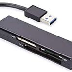 Digitus Ednet Multi-kart okuyucu, USB 3.0, 4-Port, MS, SD, T-Flash, CF format Siyah
