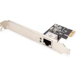 Digitus Gigabit Ethernet Ağ Kartı - 1 RJ45 Port - Pci Express - Realtek RTL8111H - Düşük Profil Yuva