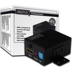 Digitus HDMI Sinyal Tekrarlayıcısı (HDMI Repeater), Çözünürlük: 1080p, Bantgenişliği: 2.25Gbps/225MHz, Kabine Monte Edilebilir, 40 metreDigitus HDMI Repeater