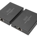 Digitus IP HDMI KVM (Keyboard/Video Monitor/Mouse) Sinyal Uzatma Cihazı, Alıcı (Receiver) ve Verici