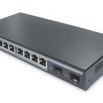 Digitus Layer 2 Yönetilebilir PoE Switch<br>8-Port Gigabit PoE<br>2 x SFP 10/100/1000Mbp