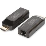 Digitus Mini HDMI Sinyal Uzatma Cihazı, Alıcı (Receiver) ve Verici (Transmitter) Birim Dahil, 50 Metre, Güç Beslemesi Için USB Kablo Kullanır