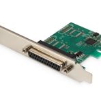 Digitus PCI add-On Card paralel I/O, 1-Port 1 x DB25 °F Slot Bracket + LP Bracket OXPCIE952 Chipset