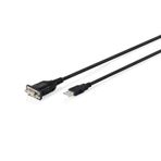 DIGITUS USB 2.0 - RS232 adaptör kablosu, 1,8 m, entegre FTDI FT232RNL yonga seti