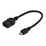 DIGITUS USB 2.0 to Micro USB OTG Kablosu AK-300309-002-S
