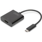 Digitus USB 3.1 (Gen. 1) (Usb Tip C) HDMI Grafik Adaptörügiriş: 1 x USB Tip C Erkek (Bilgisayar Bağlantısı Için)Çıkış: 1 x HDMI A (19 Pin) Dişi (Ultra Hd, 4k, 3840 x 2160p@30Hz)Plastik