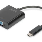 Digitus USB 3.1 (Gen. 1) (USB Tip C) <-> VGA Grafik Adaptörü<br>Giriş: 1 x USB Tip C erk