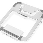 DIGITUS USB-C Çoklu Yerleştirme İstasyonu Dizüstü Bilgisayar Yükseltici ile – 8 Bağlantı Noktası – 1x HDMI, 1x VGA (4K@30Hz) – 2X USB 3.0 / USB 2.0, 1x USB Tip C – RJ45 LAN, Kart Okuyucu – Gümüş
