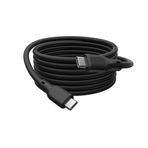 DIGITUS USB-C kablosu – USB 4.0 Gen 2 – 2 m – bükülmeye karşı korumalı esnek silikon kaplama – Video 8K 60 Hz / 4K 120 Hz – 20 Gbit/s'ye kadar – siyah