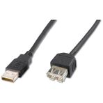 Digitus Usb Uzatma Kablosu Siyah Usb 2.0 (1.8M)