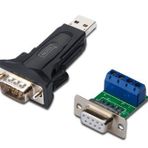 DIGITUS USB'den seri adaptöre - RS485 dönüştürücü - USB 2.0 Tip-A - DSUB 9M - FTDI FT232RL yonga seti - 80 cm kablo dahil