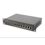 Digitus Yönetilemeyen 8 port 1000Base-T Gigabit Switch, Masaüstü Tip, 10-Inch Duvar Kabinetleri için uygunDigitus 8-port Gigabit Ethernet Unmanaged Switch for use in 10-Inch Wall Cabinets