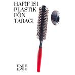 Dihamer Plastik Fön Tarağı Hafif Isı Tarağı Berber Kuaför Tarağı