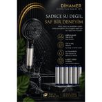 Dihamer Premium Filtreli Duş Başlığı | Su Arıtma, Yumuşak Su Etkisi, Ekonomik Kullanım