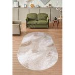 Dijidekor Halı Devetüyü Cool Yıkanabilir Saçaksız Oval Delüxe Yolluk Kilim Salon Halısı Modelleri, 120x500