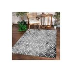 Dijidekor Halı Gri Bm004gr Yıkanabilir Saçaksız Ince Yolluk Kilim Salon Halısı Modelleri, Lacivert, 120x180