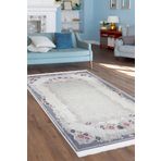 Dijidekor Kaymaz Taban Dijital Halı Yıkanabilir Salon Banyo Oda Koridor Mutfak Halısı Gri 301gri-160x230