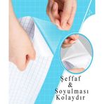 Dijifix Yapışkanlı Asetat 80micron 2mx45cm Şeffaf 1 Adet Şeffaf