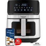 Dijital 1700W Xl Airfryer, 8 Ön Programlı, Sağlıklı ve Lezzetli Kızartma Cihazı - Ahşap