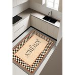Dijital Baskı Kaymaz Taban Mutfak Halısı H0839