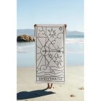 Dijital Baskı Plaj Deniz Havlusu Yay Burcu Desenli Peştamal Hvl0052 Renkli 80 X 160