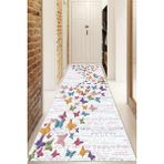 Dijital Baskılı Kaymaz Taban Yıkanabilir Modern Yolluk ve Koridor Halısı NDU-HS-184 - 160 x 230 cm - Bej